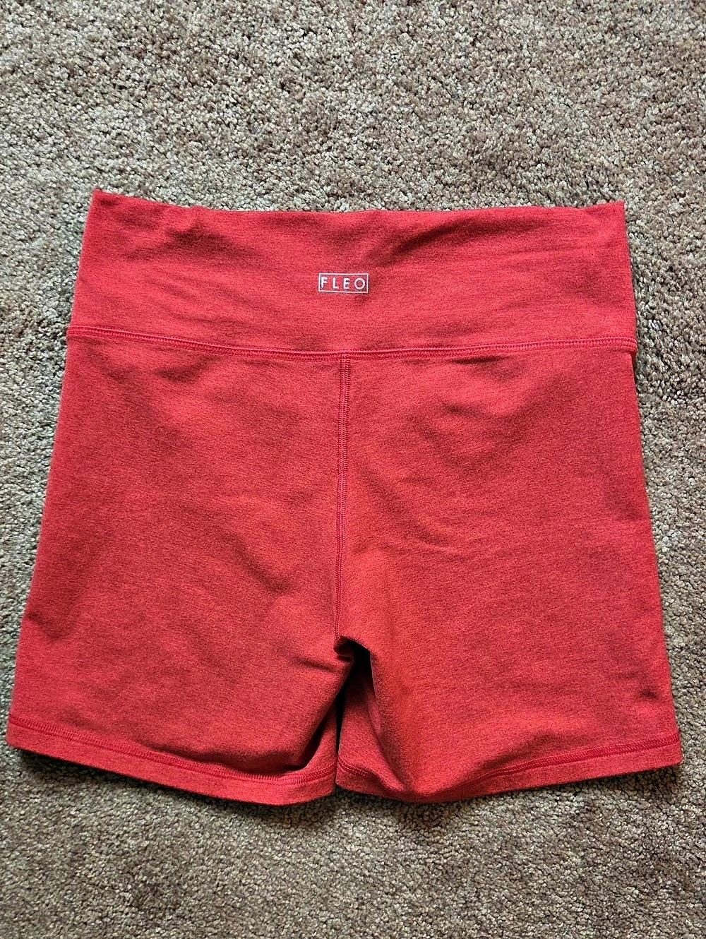 Fleo True High Short 4" Red Bike Shorts